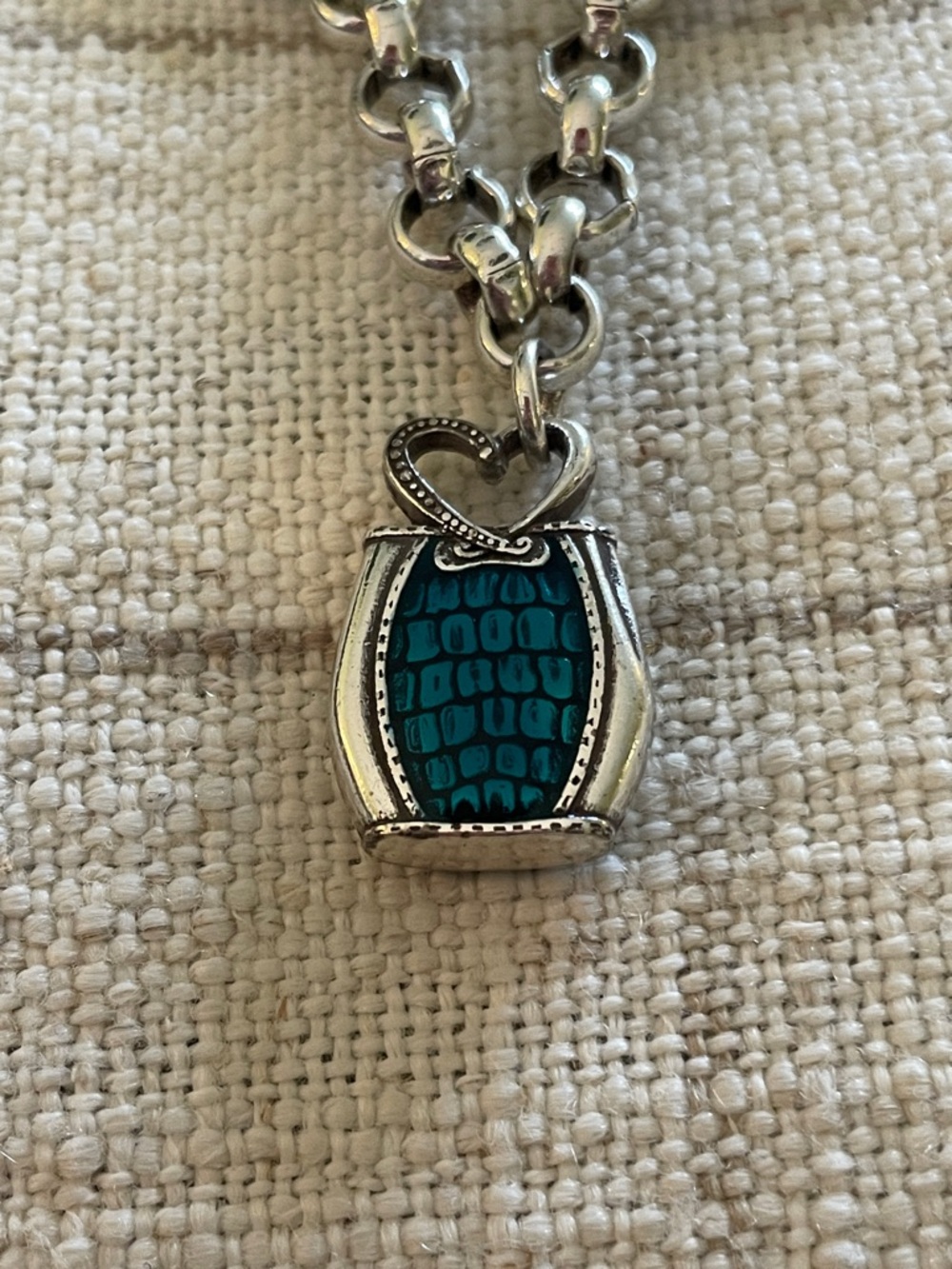 Brighton Enamel Handbag Charm Bracelet - Picture 5 of 13